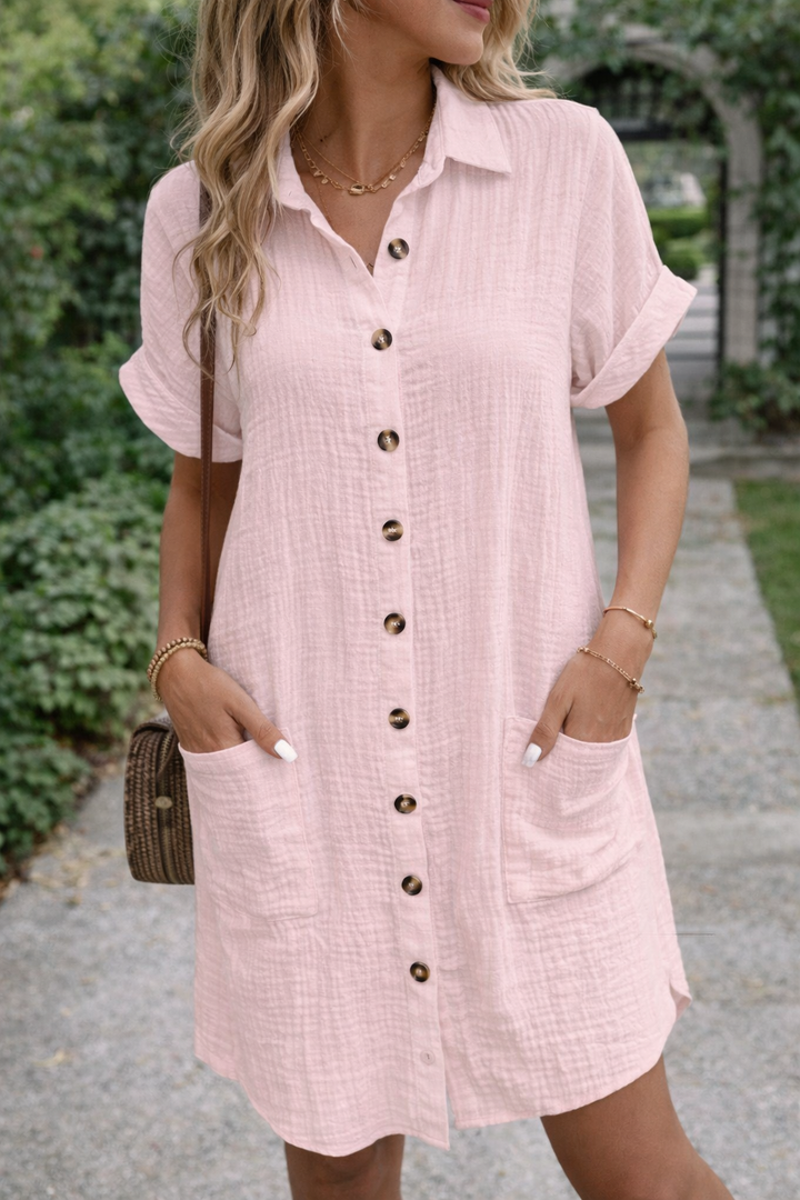 Aliyah | Dress with Button Front