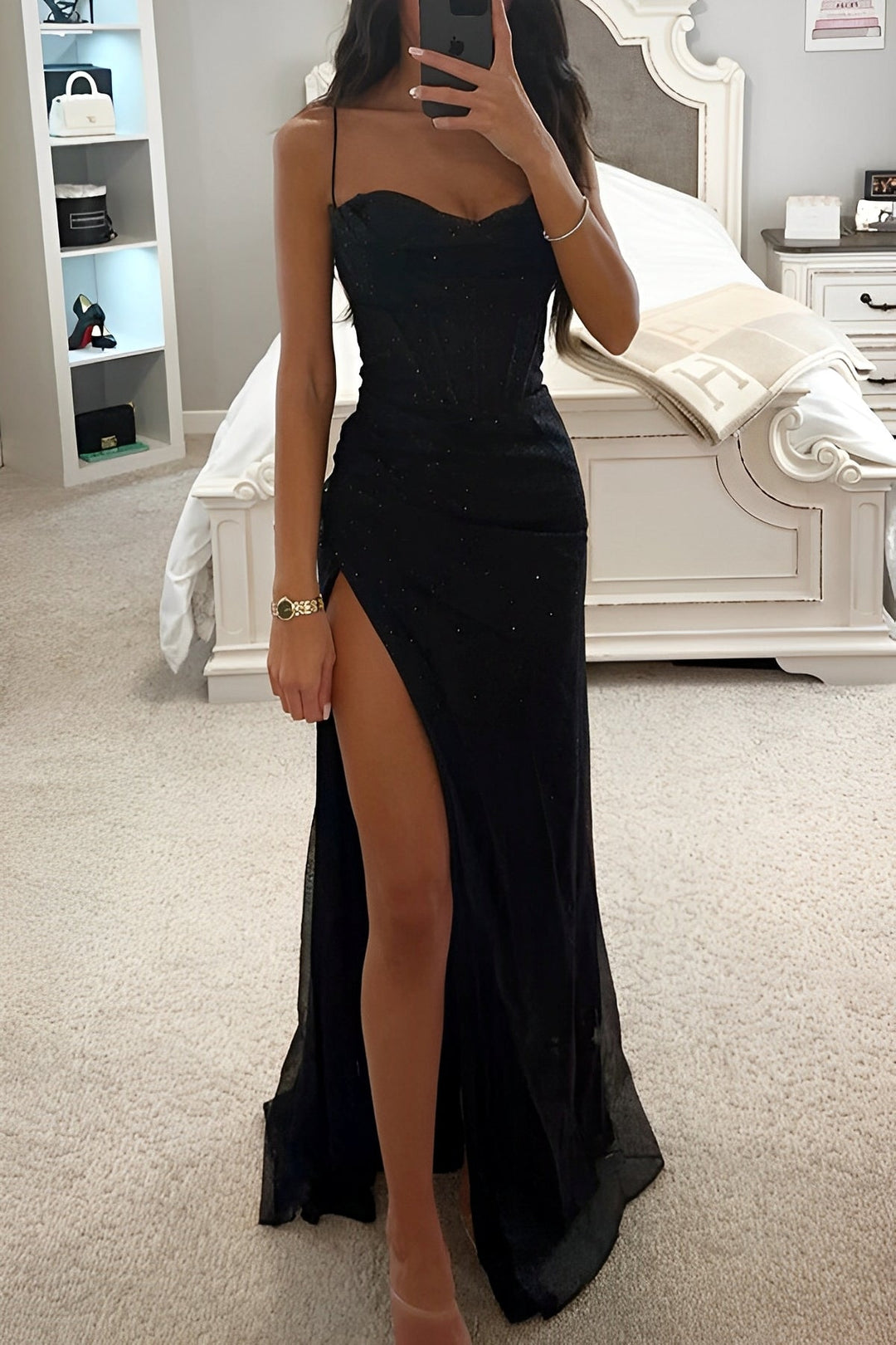 Anahi | Maxi Dress with Spaghetti Straps