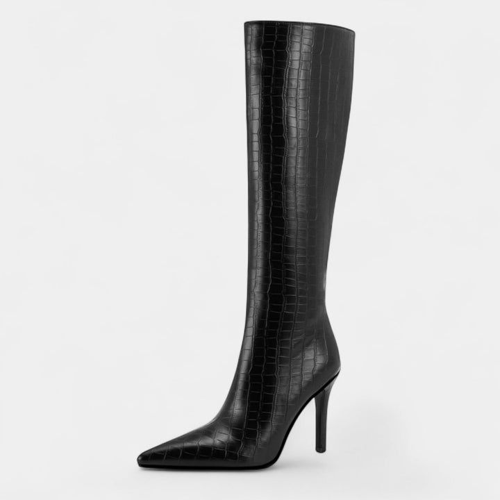 Andrea | Pointed-Toe Boots with Refined Detail