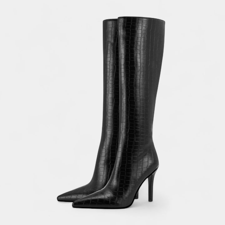 Andrea | Pointed-Toe Boots with Refined Detail