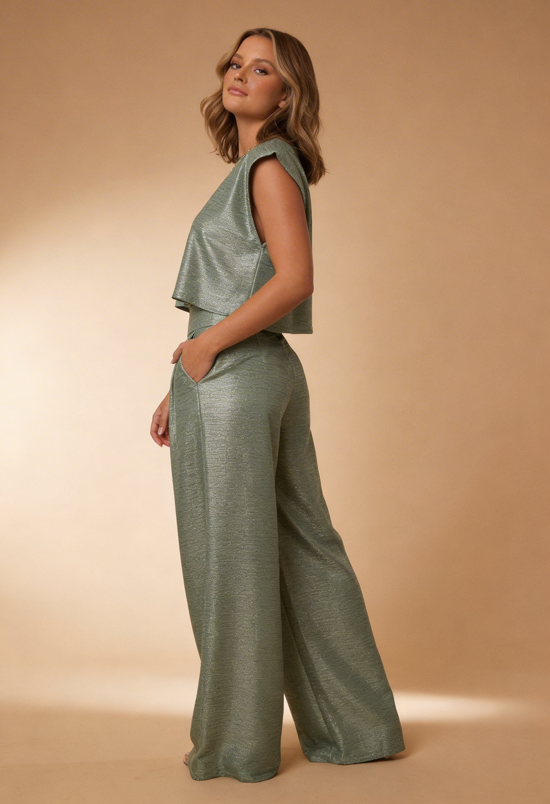 Anya | Wide-Leg Trousers with Tailored Detail