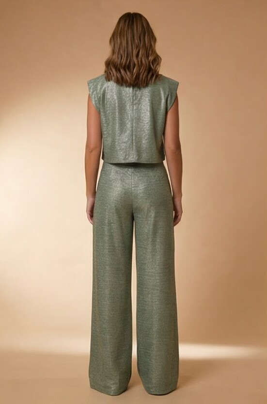 Anya | Wide-Leg Trousers with Tailored Detail