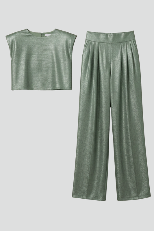 Anya | Wide-Leg Trousers with Tailored Detail