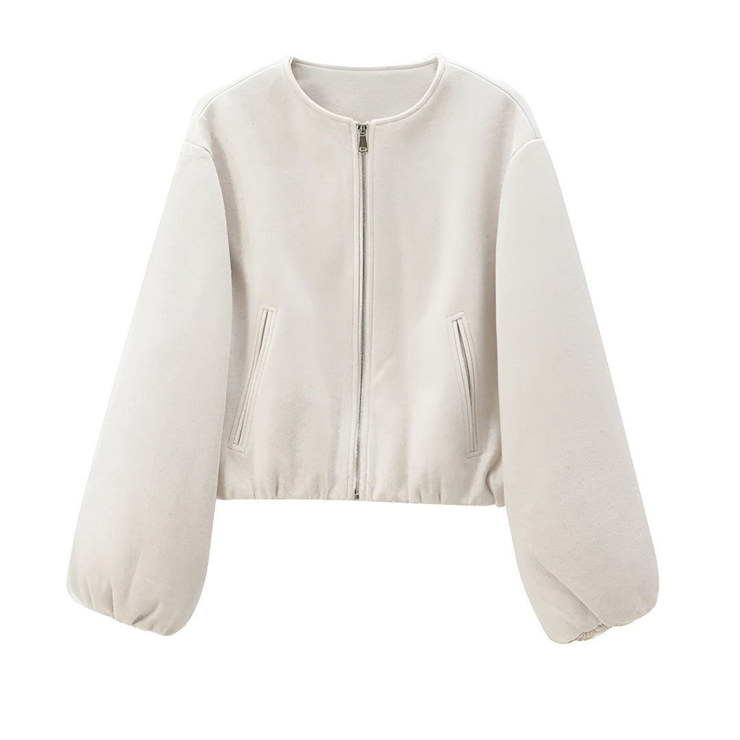 Ariel | Cropped Jacket with Zip Front