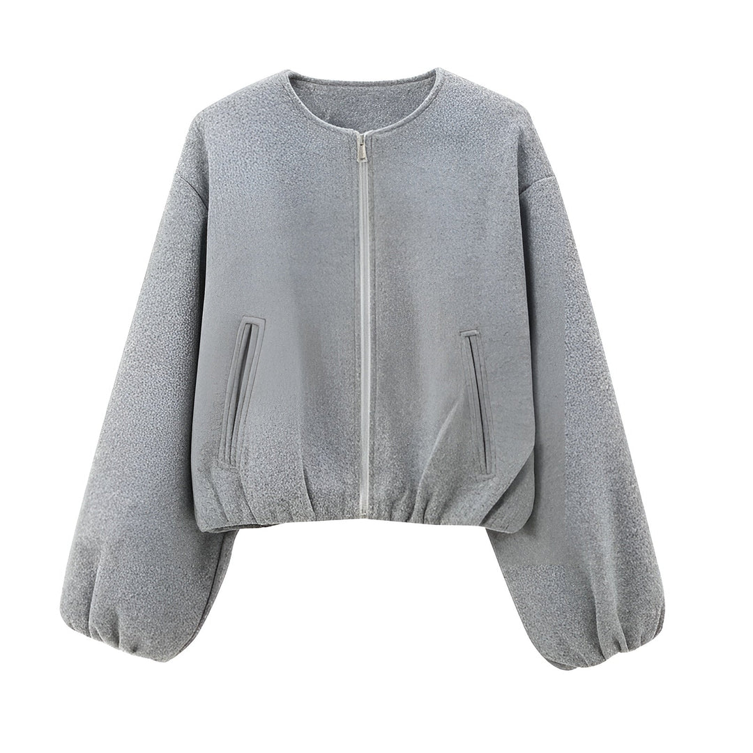 Ariel | Cropped Jacket with Zip Front