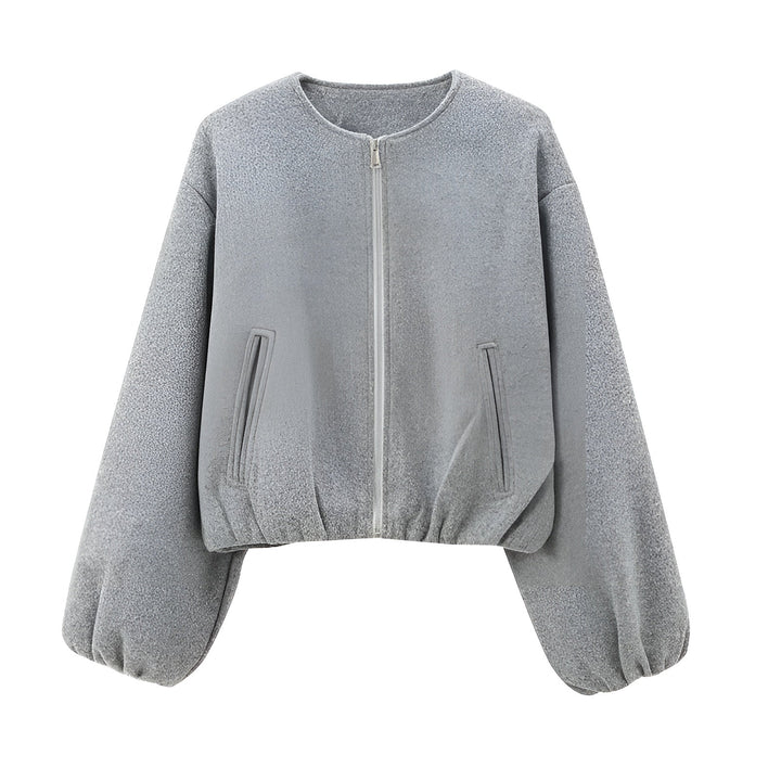 Ariel | Cropped Jacket with Zip Front