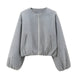 Ariel | Cropped Jacket with Zip Front