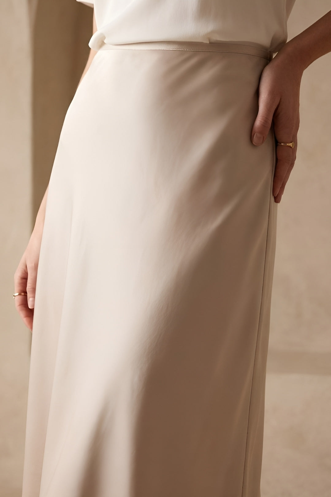 Avery | Refined Skirt with Signature Detail