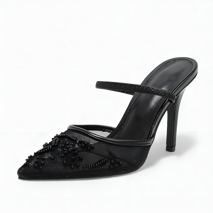 Azra | Pointed-Toe Sandals with Slingback Detail