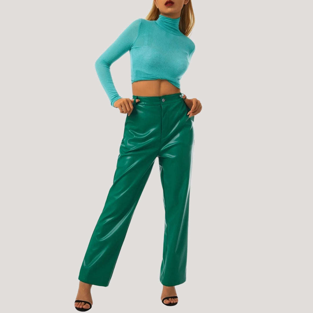 Corinne | Wide-Leg Trousers with Tailored Detail