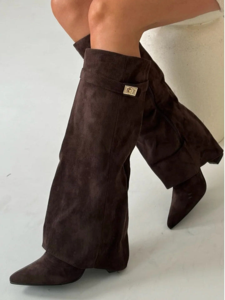 Delilah | Boots with Buckle Detail