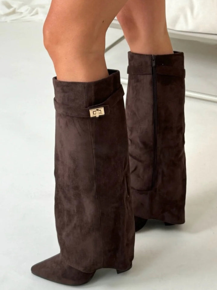 Delilah | Boots with Buckle Detail