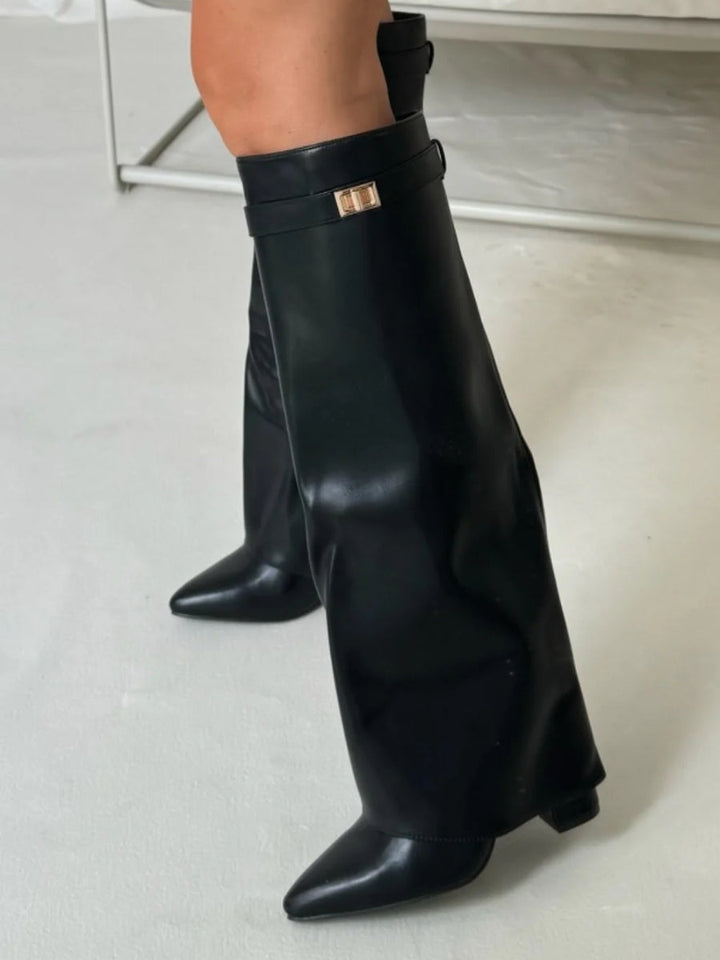 Delilah | Boots with Buckle Detail