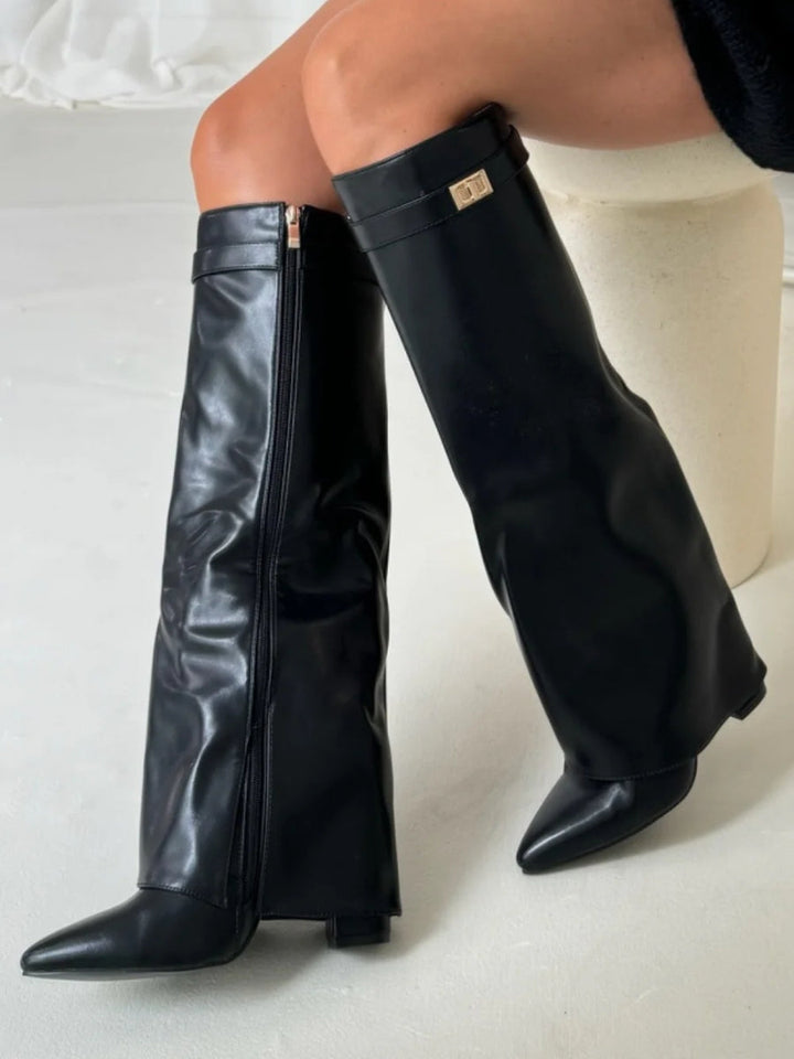 Delilah | Boots with Buckle Detail