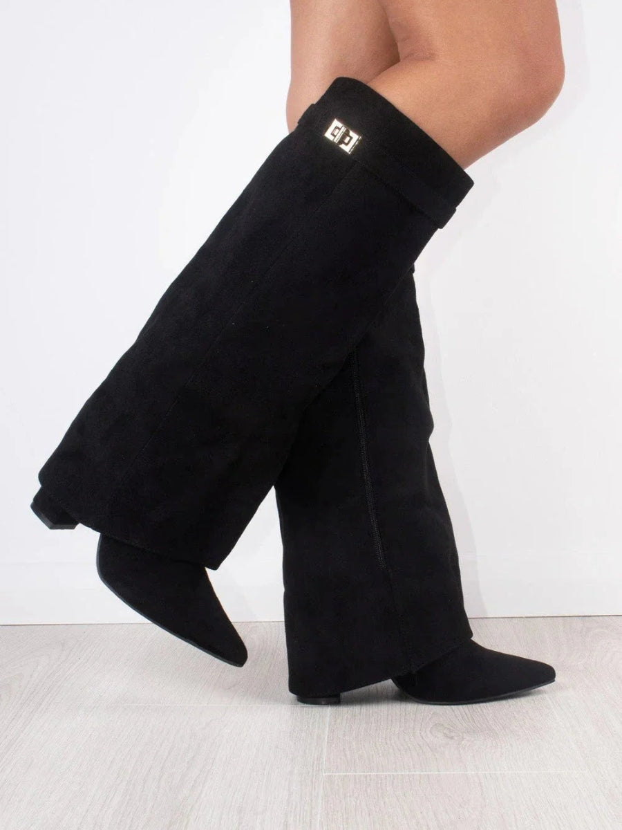 Delilah | Boots with Buckle Detail