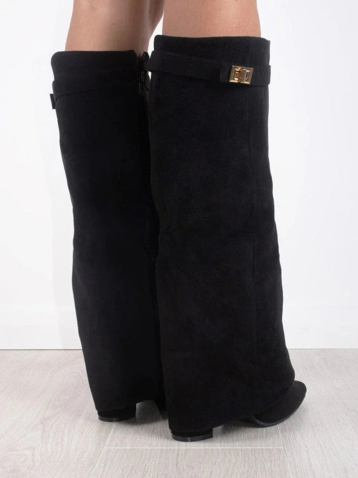 Delilah | Boots with Buckle Detail