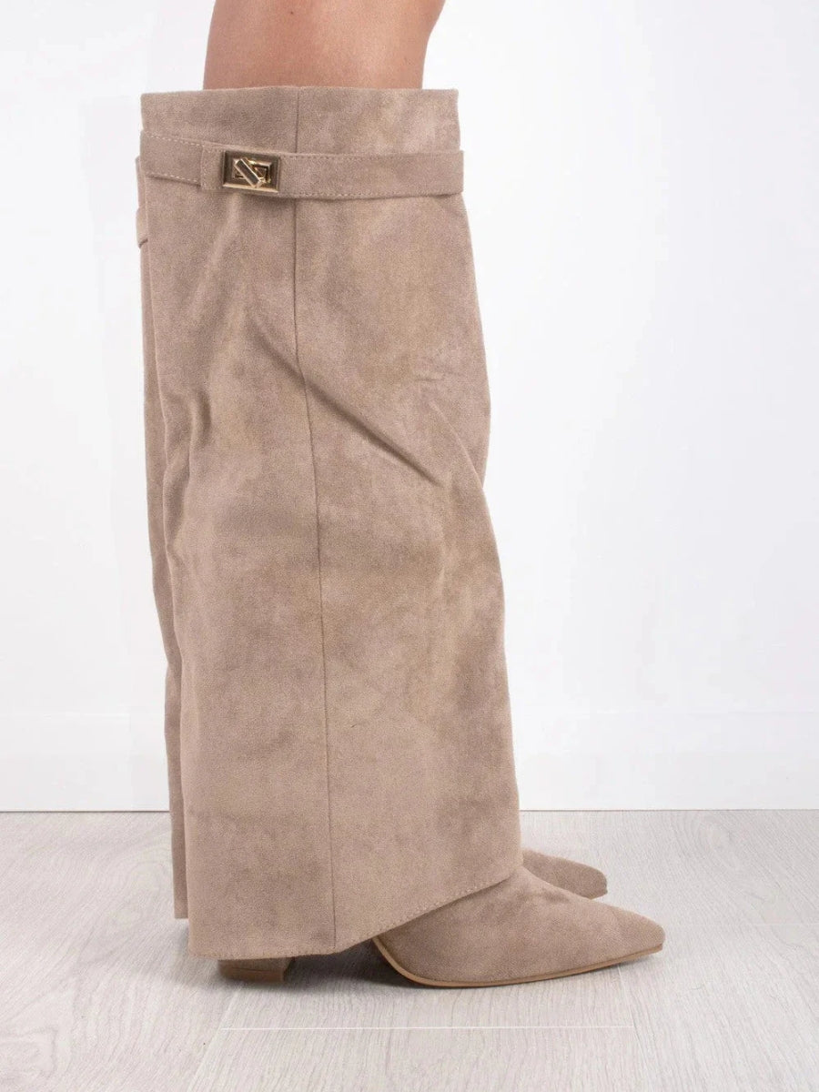 Delilah | Boots with Buckle Detail