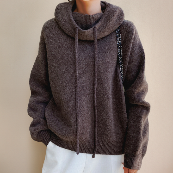 Eleanor | Knit Hoodie with Tailored Detail
