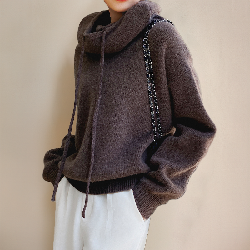 Eleanor | Knit Hoodie with Tailored Detail