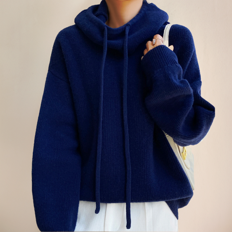 Eleanor | Knit Hoodie with Tailored Detail
