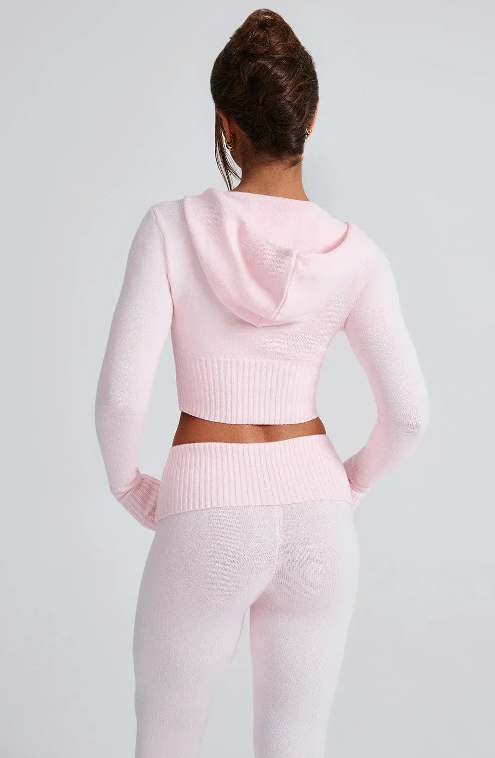 Eleni | Knit Hoodie with Tailored Detail