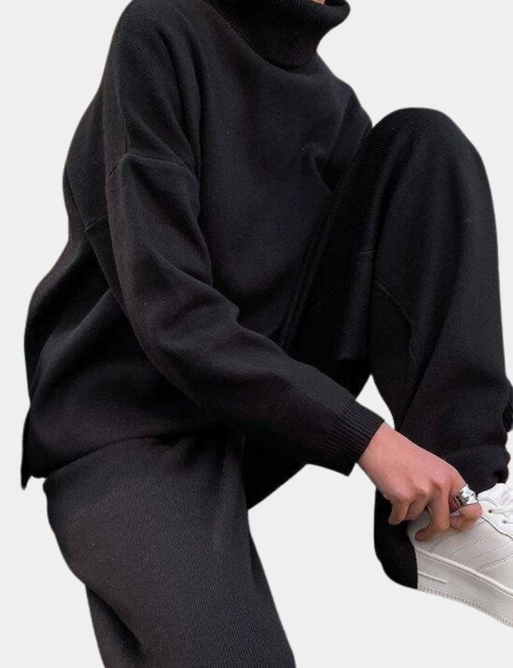 Eliana | Knit Trousers with Tailored Detail