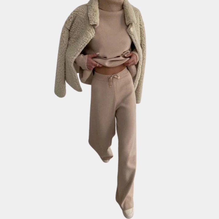 Eliana | Knit Trousers with Tailored Detail