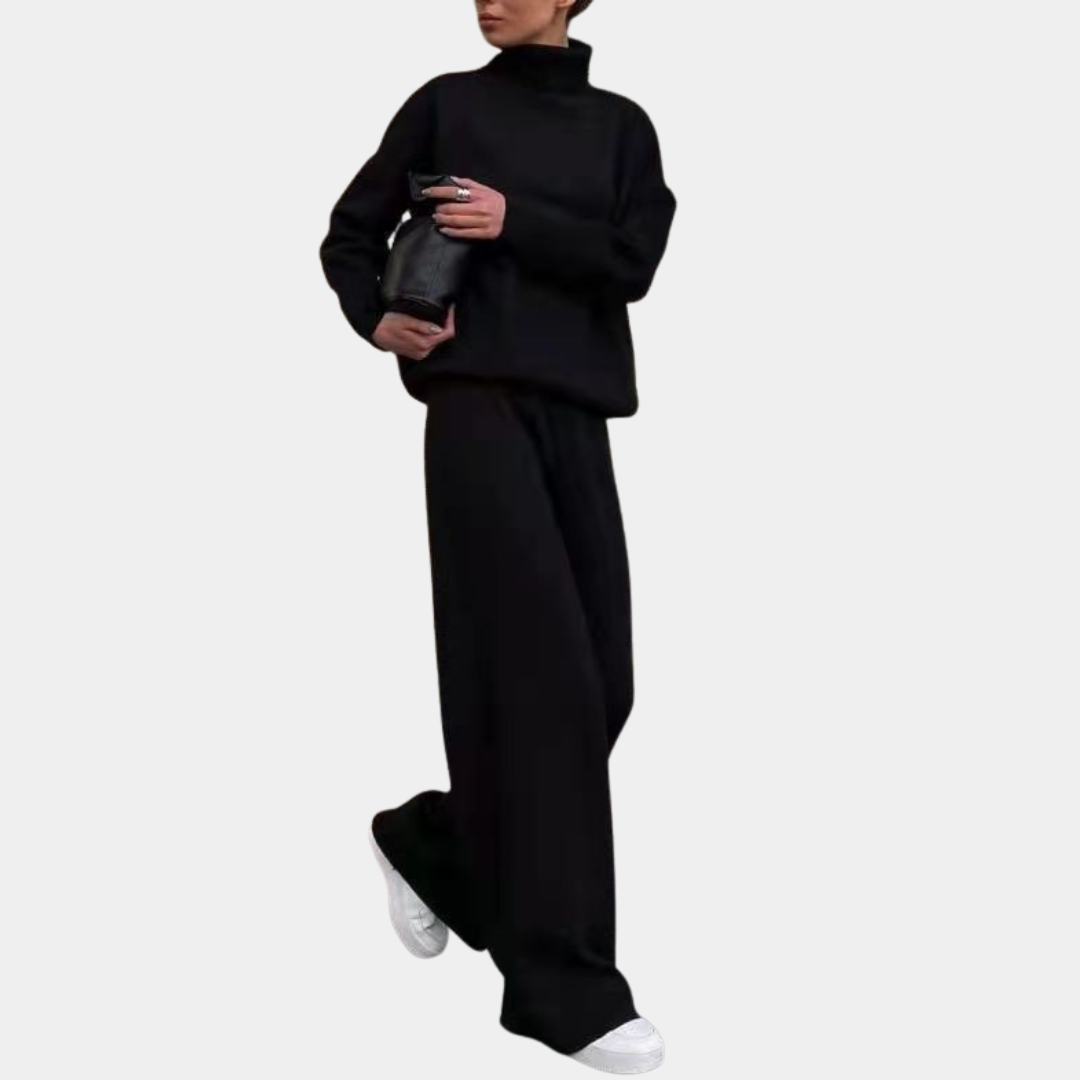 Eliana | Knit Trousers with Tailored Detail