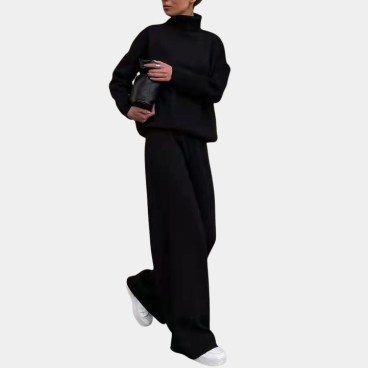 Eliana | Knit Trousers with Tailored Detail