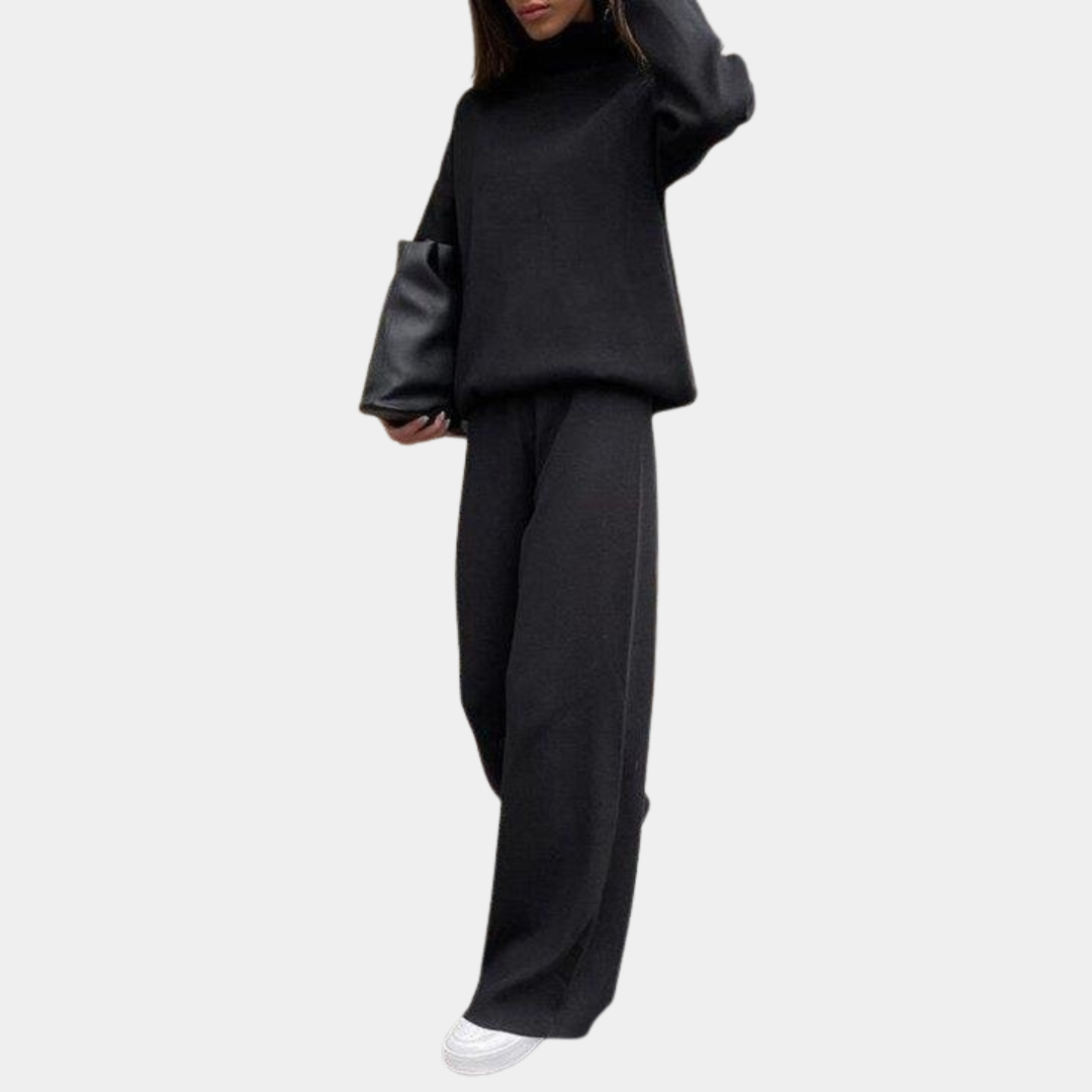 Eliana | Knit Trousers with Tailored Detail
