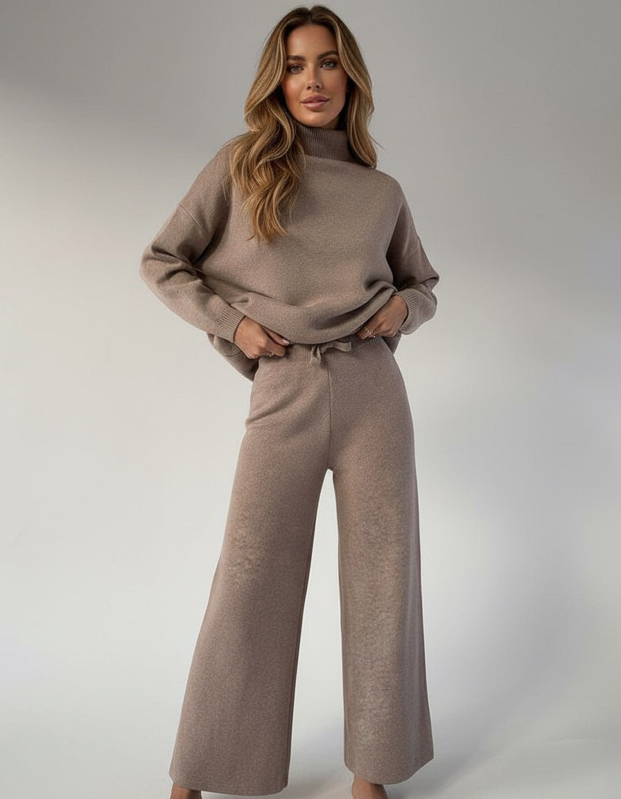 Eliana | Knit Trousers with Tailored Detail