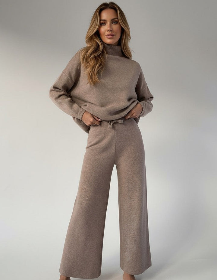 Eliana | Knit Trousers with Tailored Detail