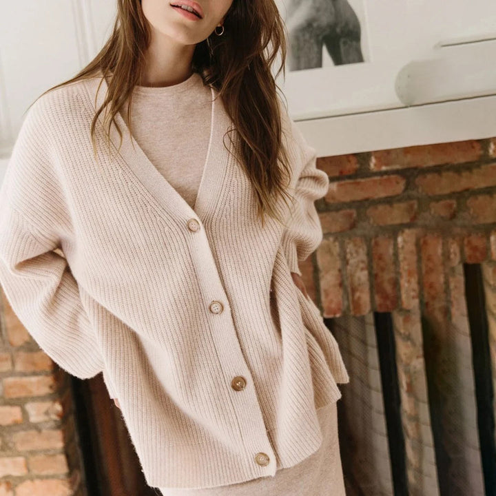 Emily | Knit Cardigan with Tailored Detail