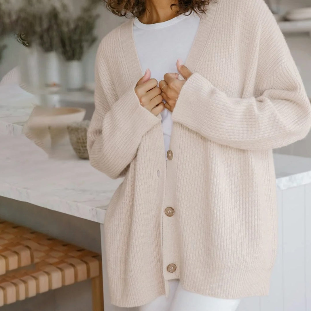 Emily | Knit Cardigan with Tailored Detail