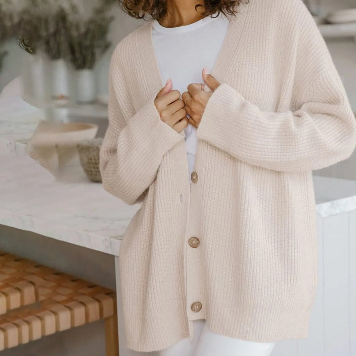 Emily | Knit Cardigan with Tailored Detail