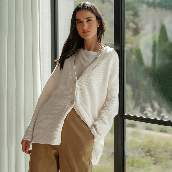 Emily | Knit Cardigan with Tailored Detail