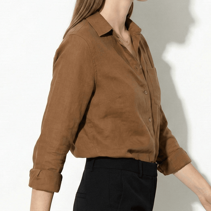 Emma | Button-Up Blouse with Classic Collar