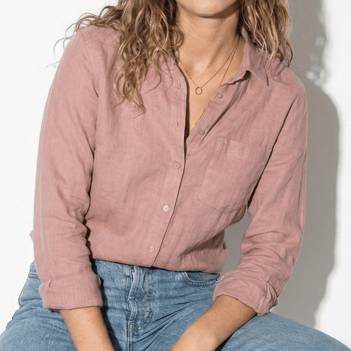 Emma | Button-Up Blouse with Classic Collar