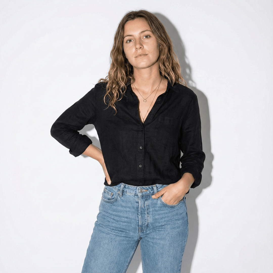 Emma | Button-Up Blouse with Classic Collar