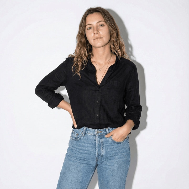 Emma | Button-Up Blouse with Classic Collar