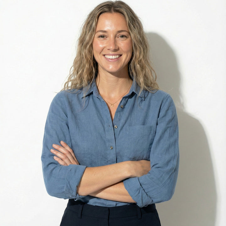 Emma | Button-Up Blouse with Classic Collar
