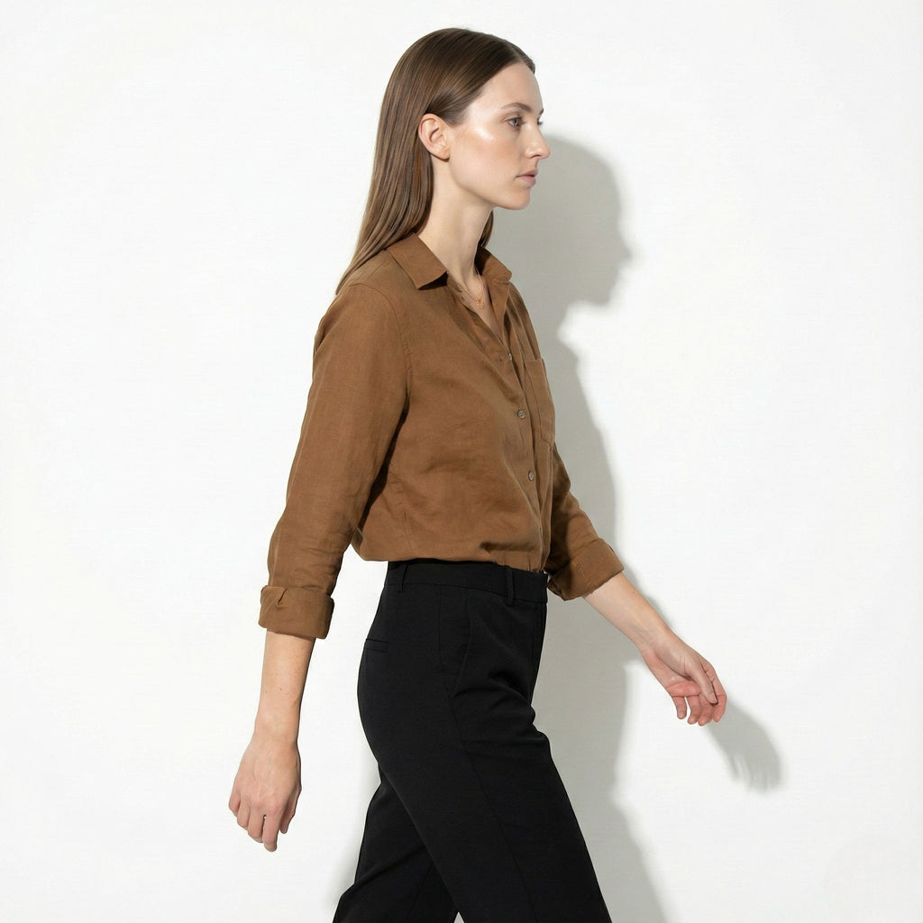 Emma | Button-Up Blouse with Classic Collar