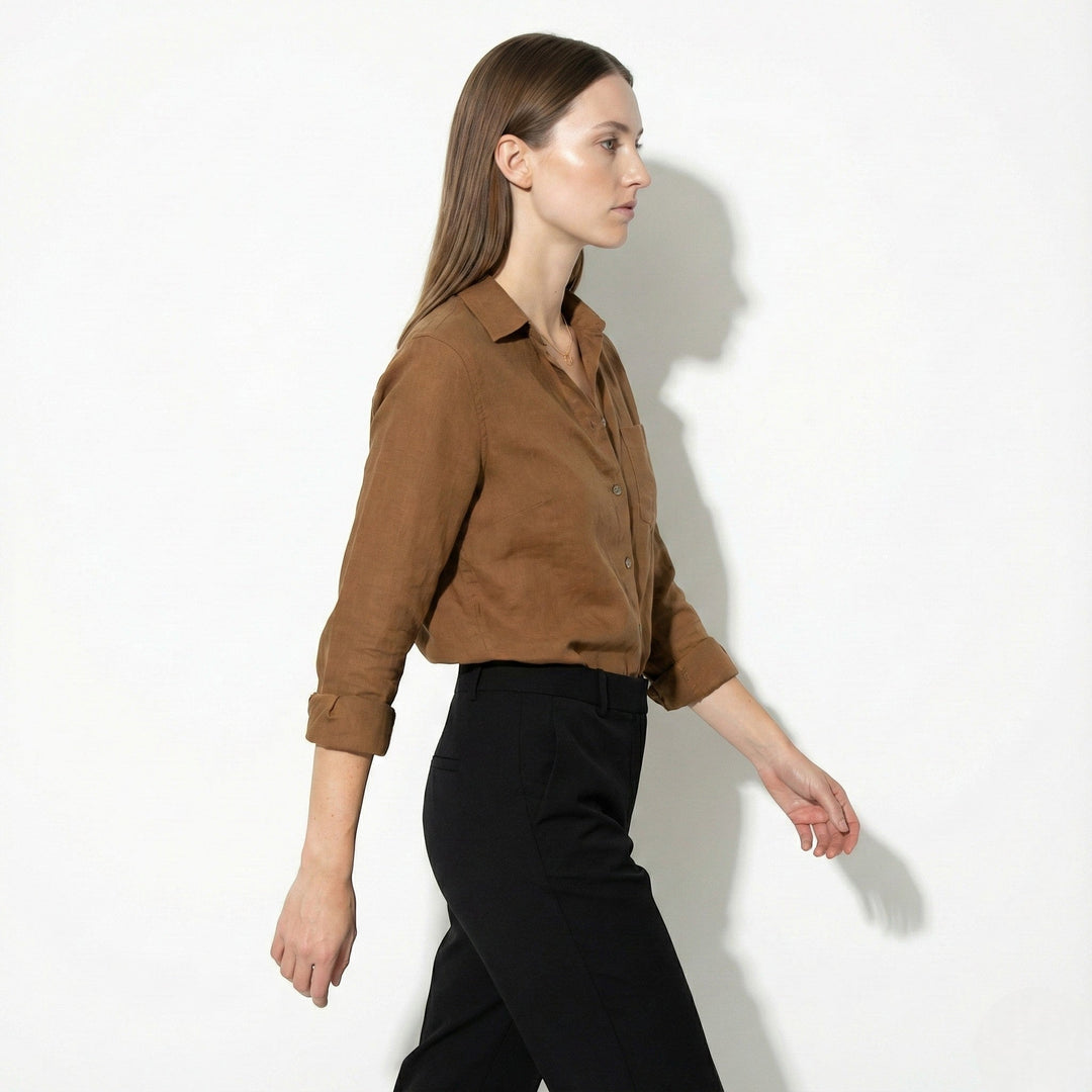 Emma | Button-Up Blouse with Classic Collar