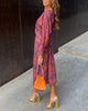 Eva | V-Neck Wrap Midi Dress