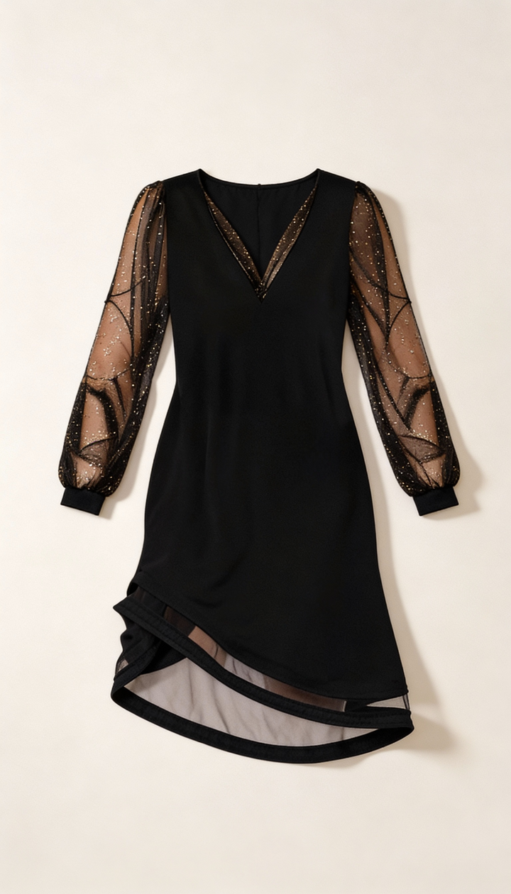 Faye | Elegant Dress with Long Sleeves