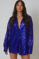 Hanna | Sequin Oversized Dress with Front Closure