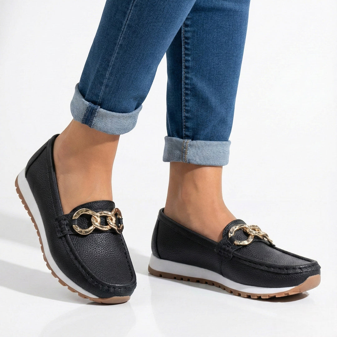 Hina | Classic Flats with Refined Detail