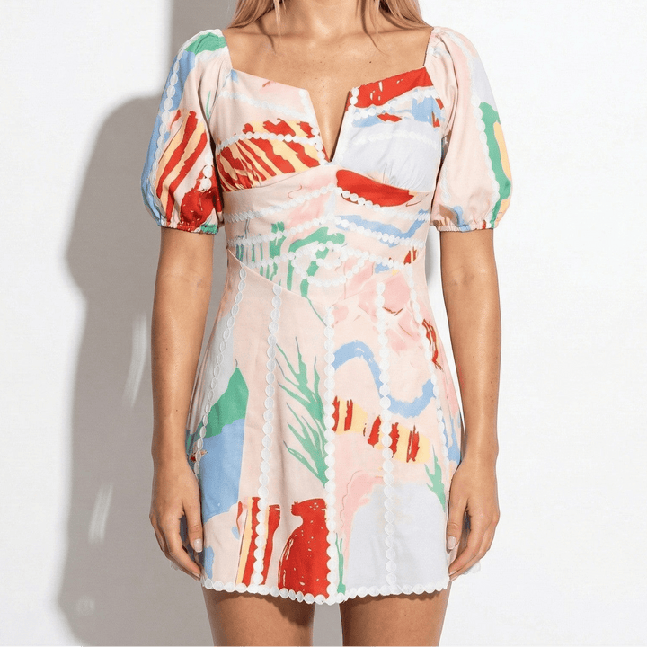 Indira | Elegant Dress with Refined Detail