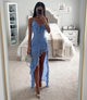 Jana | Wrap Maxi Dress with Ruffle Detail