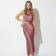 Jasmine | Satin Skirt with Signature Detail